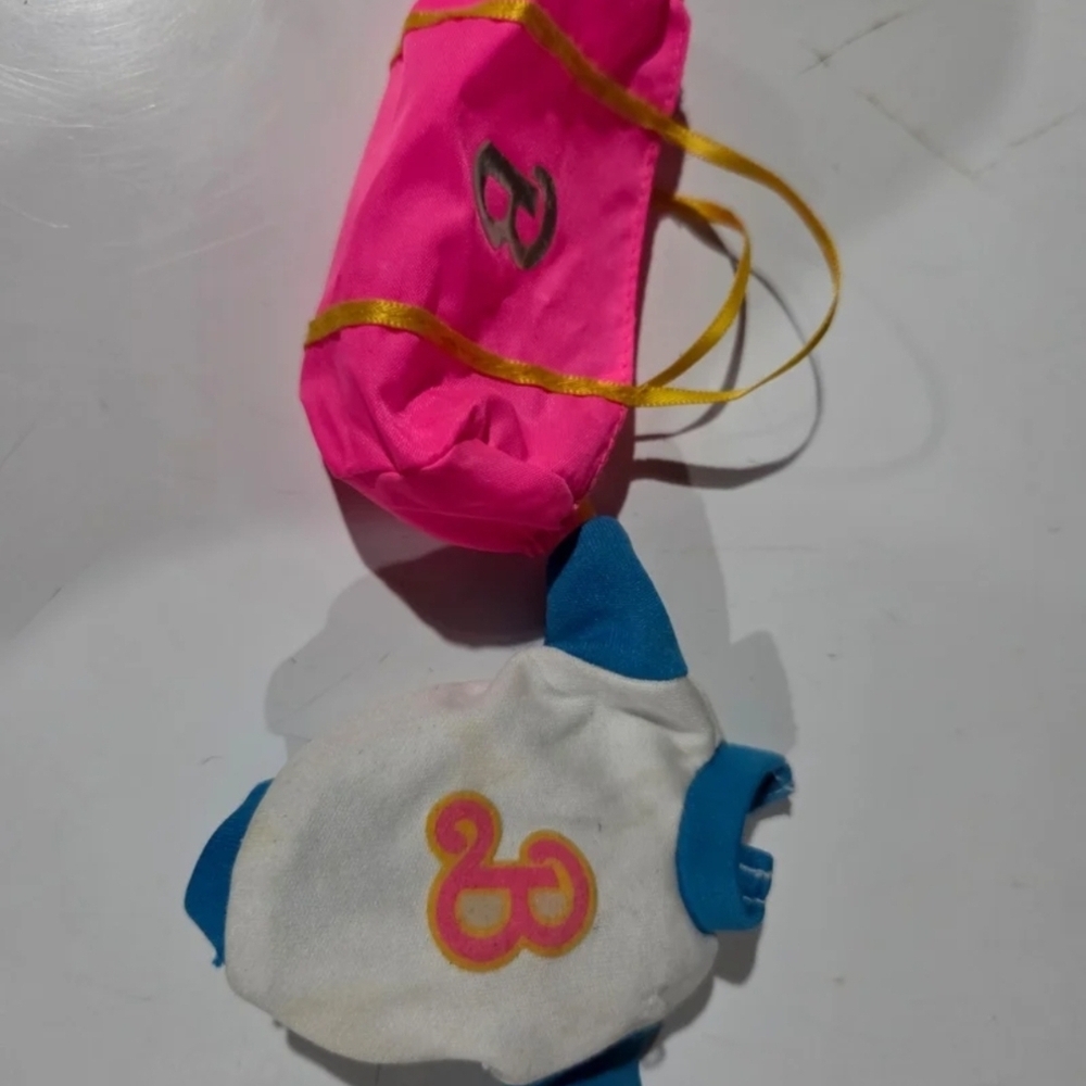 Mattel Pink and Blue Doll Accessories Set